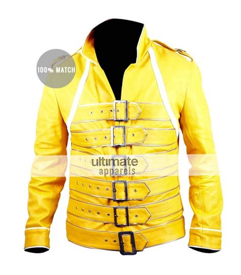 yellow freddie mercury jacket replica|queen last concert with freddie.